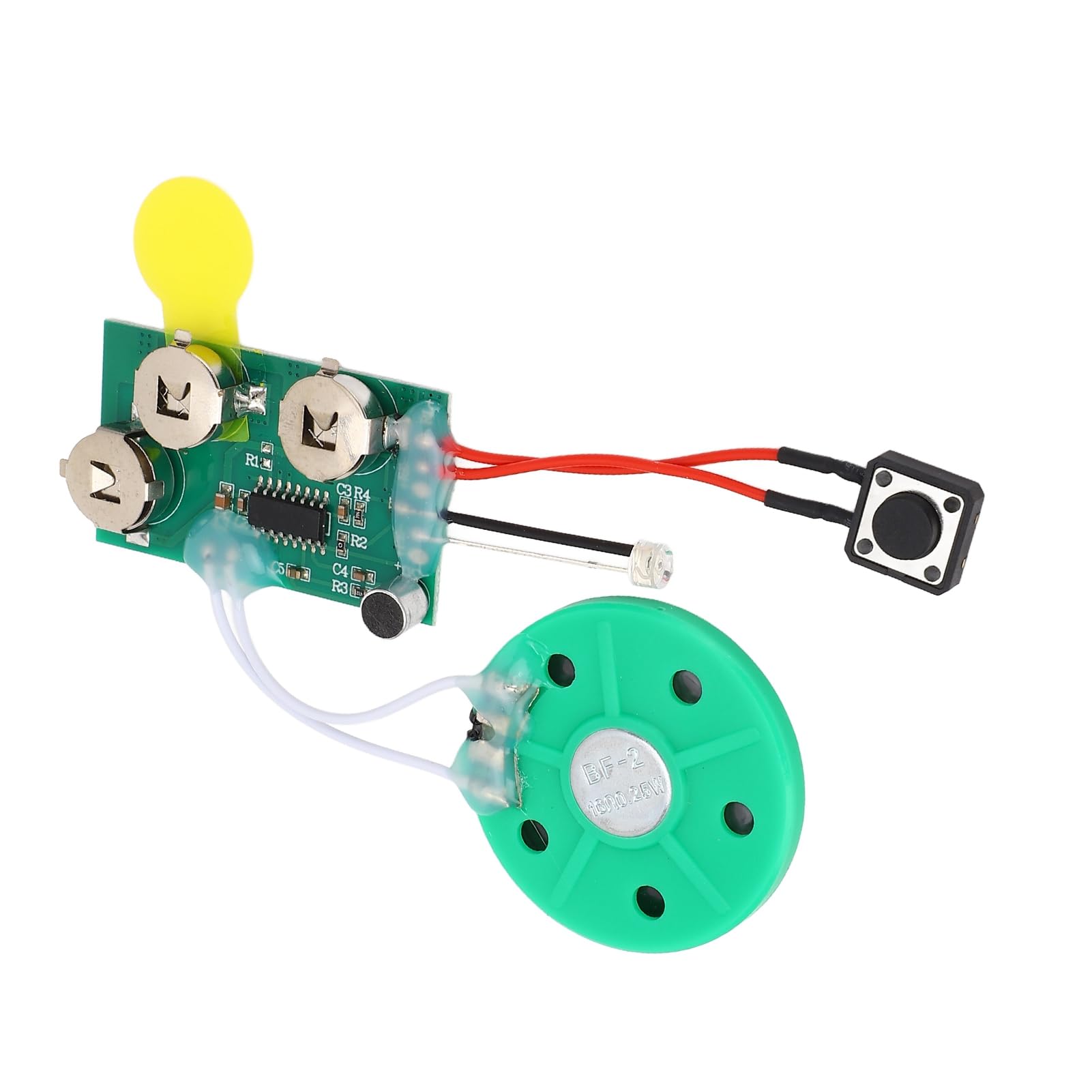Greeting Card Recordable Voice Chip, 4mins Light Sensor Recordable Sound Module Button Control Sound Chip - Image 2