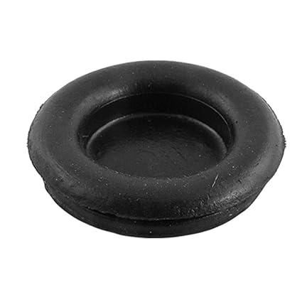 Sellify 500 Pcs Armature Bar Wire Bushing Side Cover Black Rubber Grommets