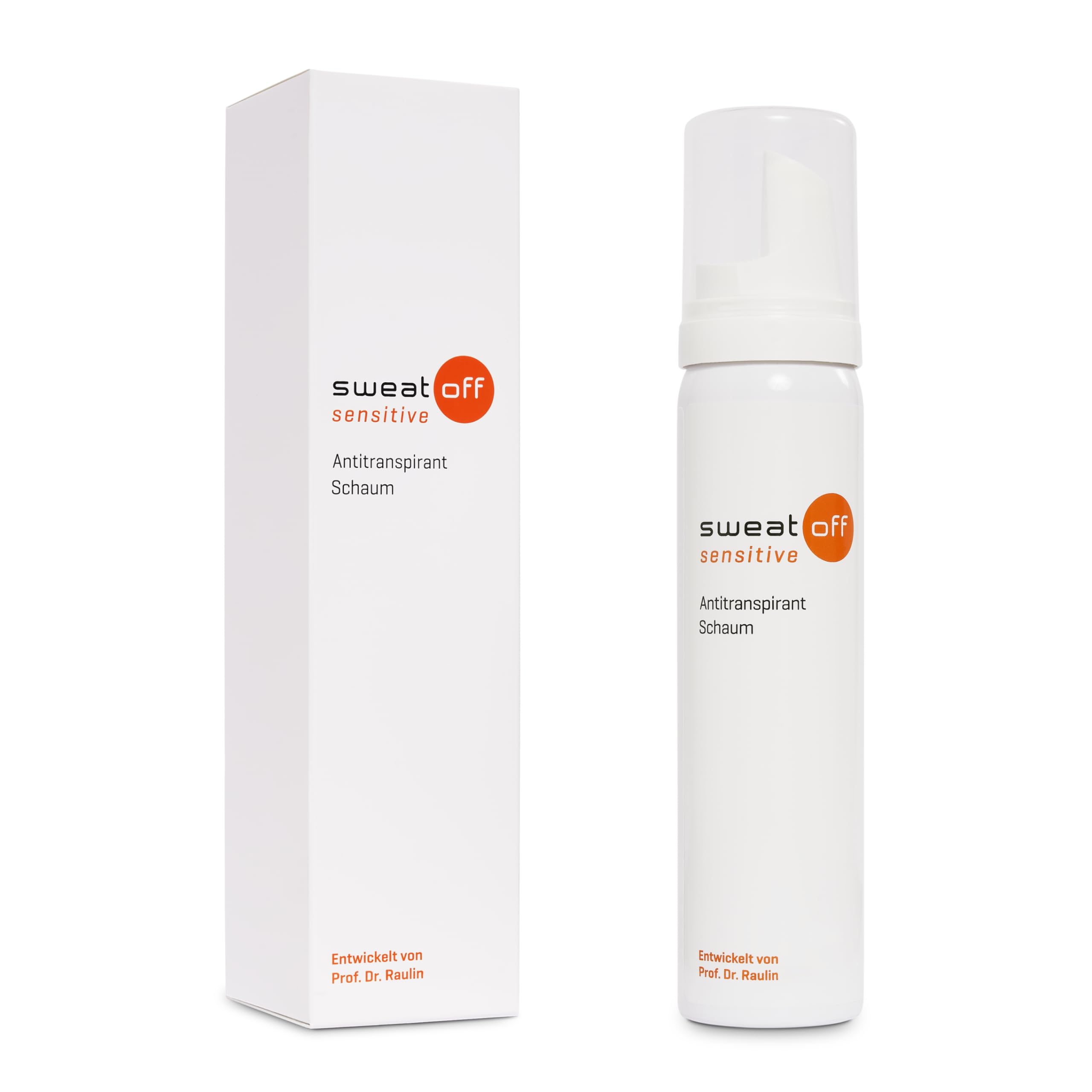 Sweat-Off sensitive Antitranspirant Schaum, Flüssigkeit, 75ml gegen Schwitzen | Schaum gegen Schweiß | Antiperspirant für empfindliche Haut