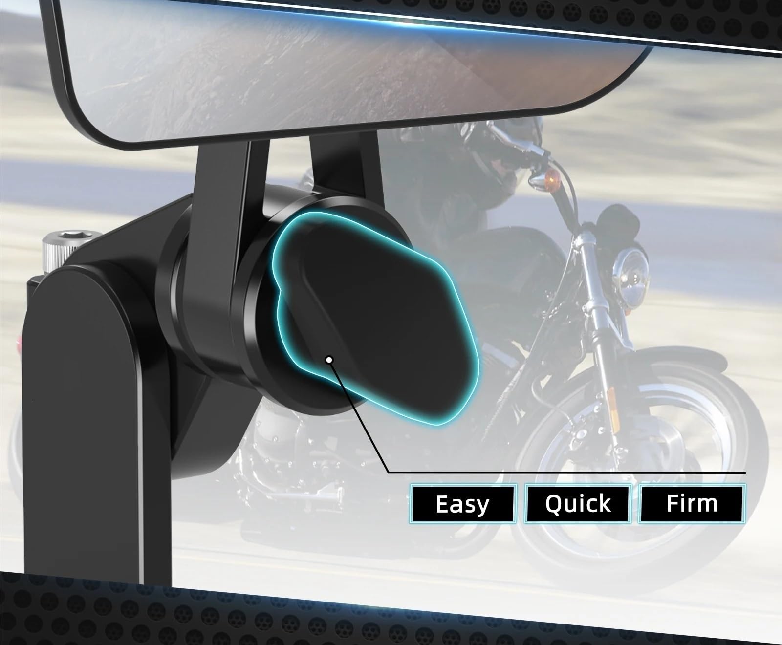 Do FE501 701 Moto Lusterko końcówkowe kierownicy