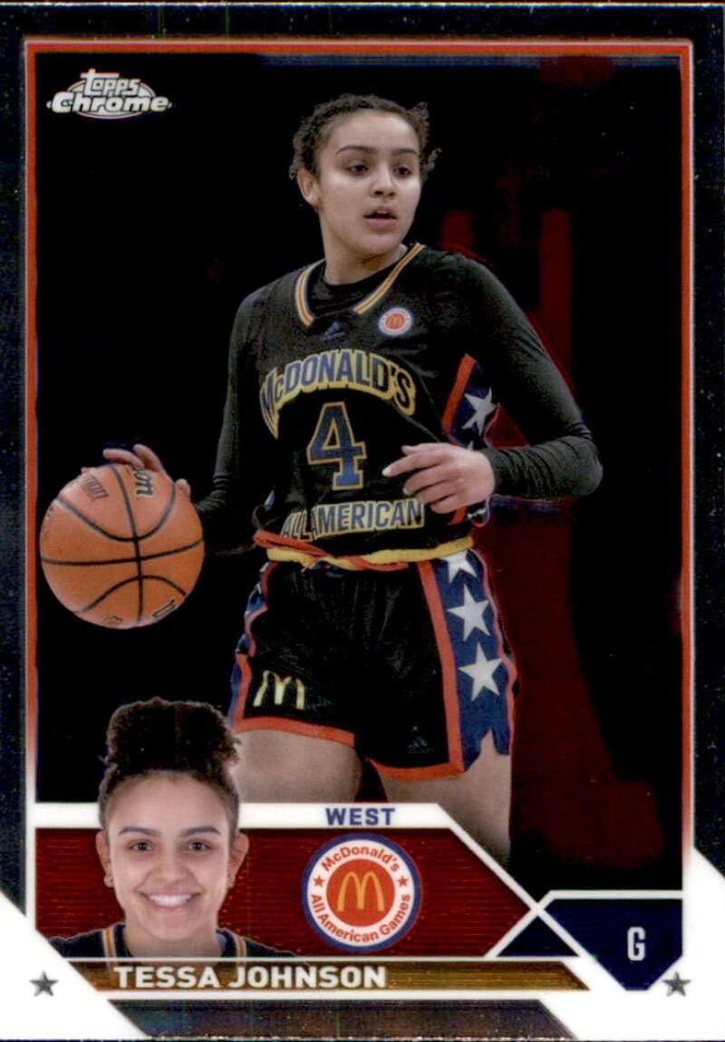 Amazon.com: 2023 Topps Chrome McDonald's All-American #43 Tessa