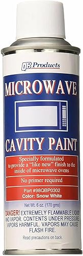Repuesto para pintura en aerosol de cavidad de microondas 98QBP0302 blanco brillante nieve 6oz