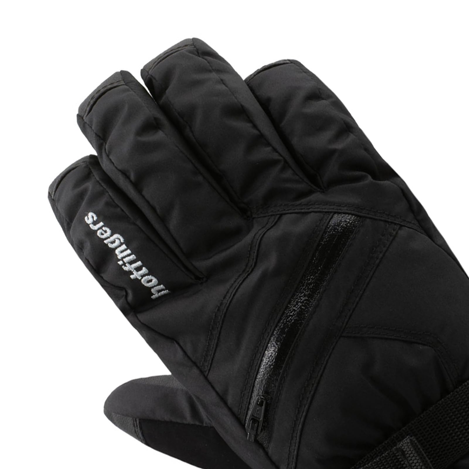 HOTFINGERS Men's Clipper GT Winter Gloves | Durable Waterproof Breathable Lightweight Warm Insulated Gloves for Cold Weather, Black, Size: M