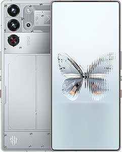 REDMAGIC 10 Pro 144Hz Móvil Gaming, Smartphone Android 5G, 16GB RAM+512GB ROM, Snapdragon 8 Elite, 6.85", AMOLED Pantalla, FHD+ Teléfono Gaming, 50MP Cámara, 80W Cargador, Dual-Sim, NFC Argentado
