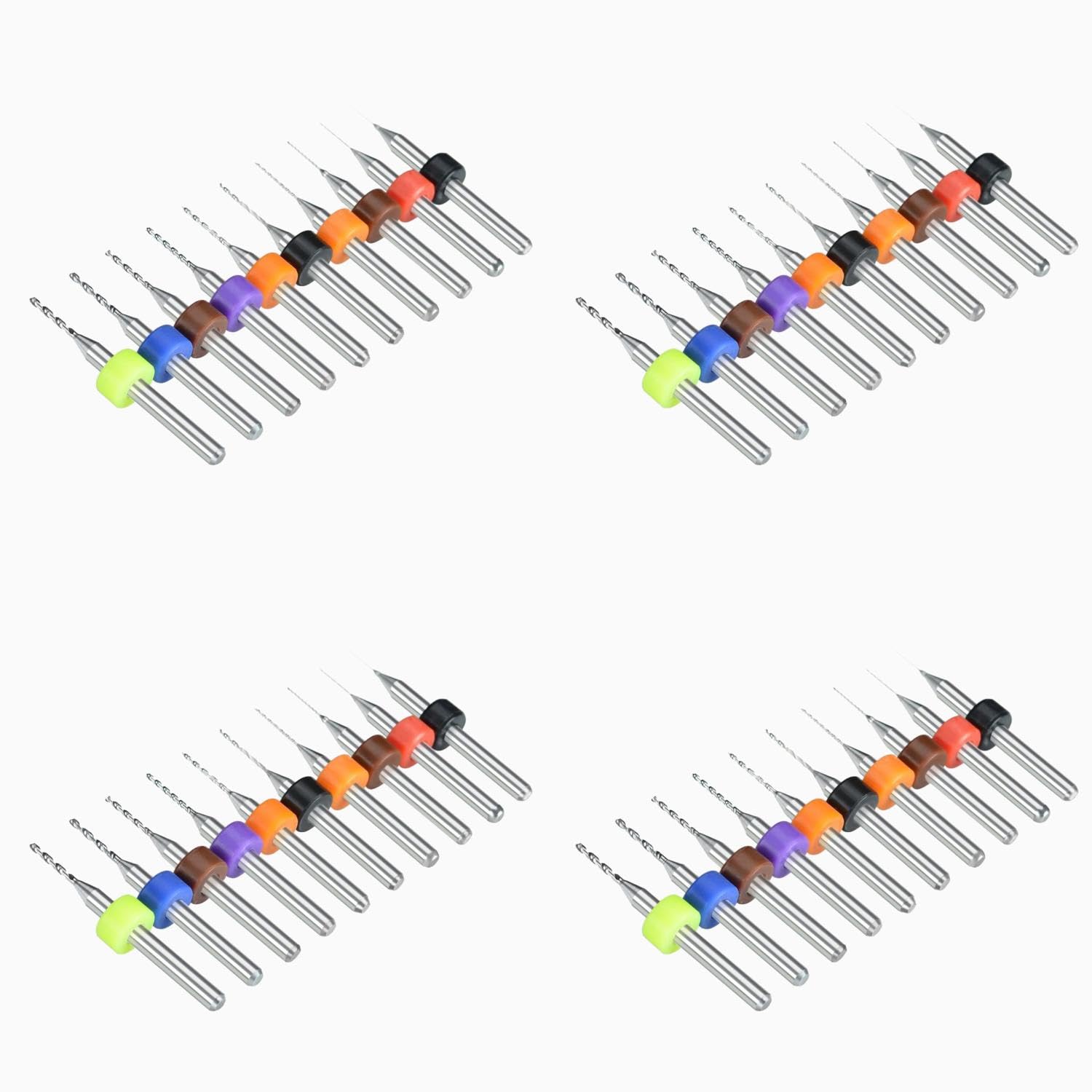 (4 pc) FlyRobo 0.1-1mm Mixed 3D Printer Nozzle Cleaning Drill Bit Kit - 10Pcs-picture-28