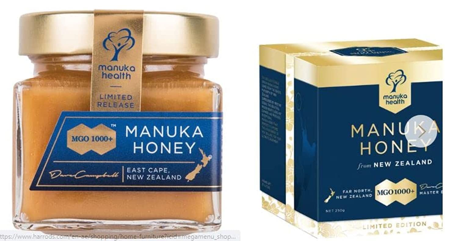 Manuka Health UMF 22+/MGO 1000+ Manuka Honey (250g), Superfood, Authentic Raw Honey from New Zealand