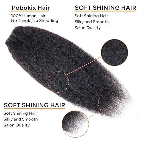 Miniatura 9 de Extensiones de cabello humano real con clip, de 26 pulgadas, 8 unidades, extensiones de cabello humano brasileño ondulado con 18 clips, doble trama