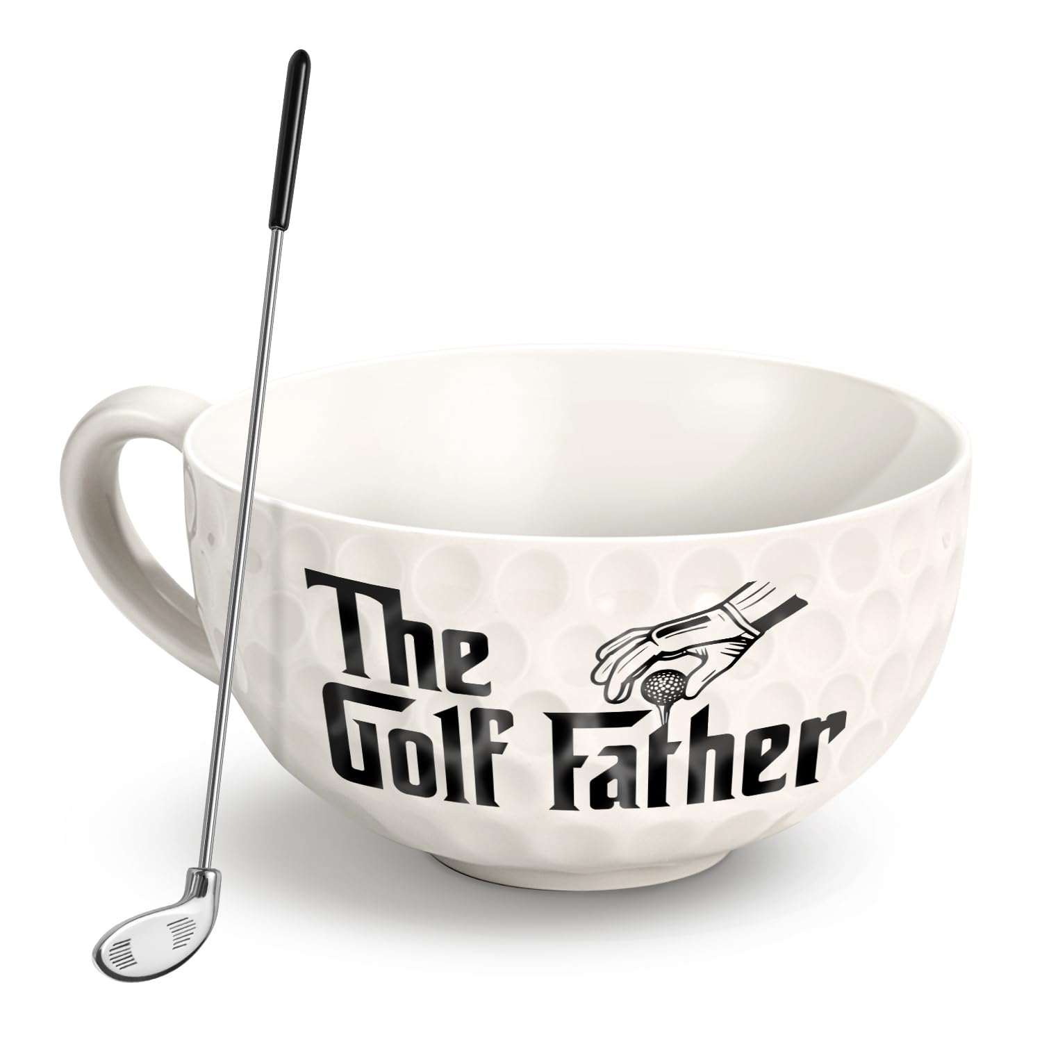 ULARCS Fathers Day Golf Gifts for Dad, Men, Husband from Daughter, Son, Wife - Funny Golf Gift for Golfers - The Golf Father Mug - 16Oz