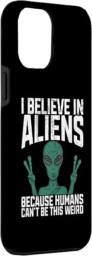 Miniatura 3 de iPhone 13 Pro Max I Believe In Aliens Because Humans Cant Be This Weird Space Case