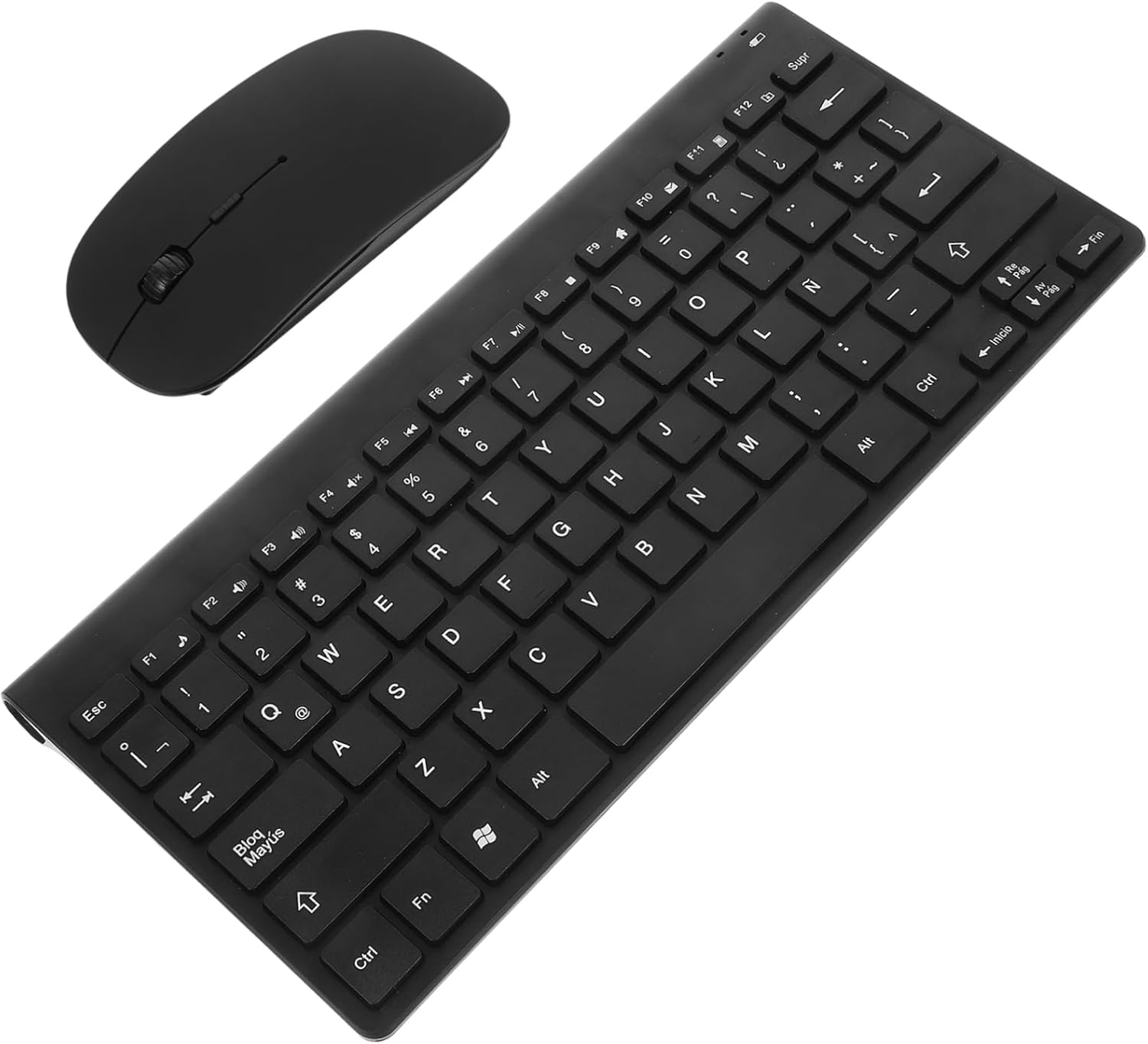 NUOBESTY 1Set Keyboard and Mouse for Laptop Elegant Design Durable Material for Office and Work Use Cordless Keyboard with Reliable Mouse