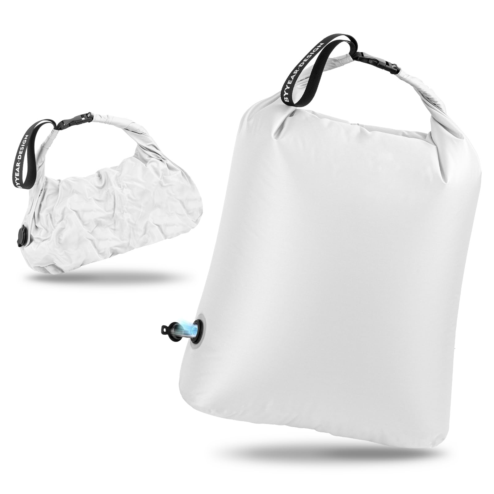 ByYear Travel Laundry Bag for Dirty Clothes, Waterproof Travel Compression Bags for Packing, Moisture-resistant Vacuum Storage Bag, Space-Saving Laundry Storage Organizer for Cruise, Swimming, Gym