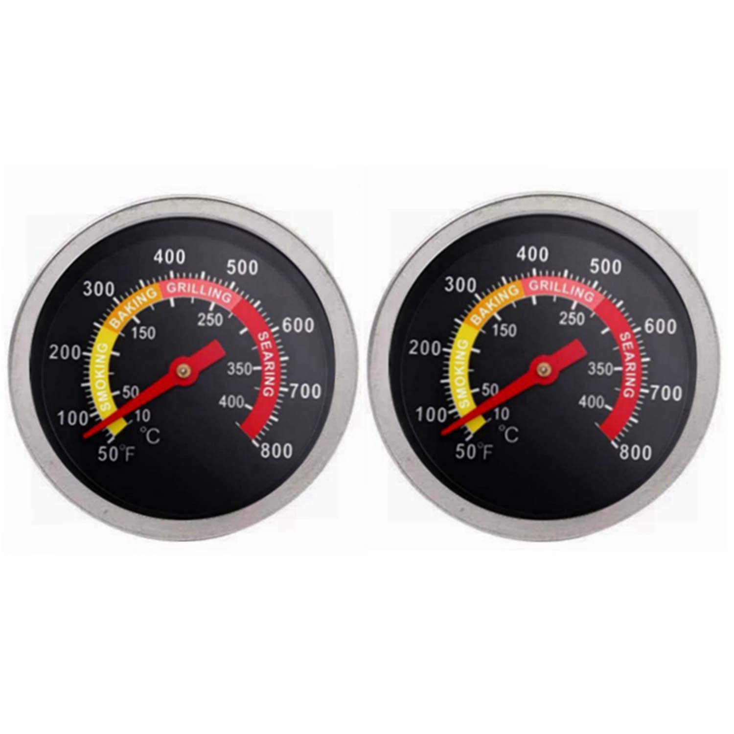 Image secondaire de Thermomètre de Barbecue YOTOM - Lot de 2 avec Cadran Lisible