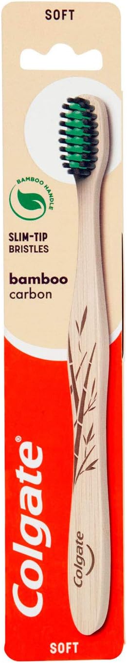 COLGATEBamboo Carbon Toothbrush, Soft