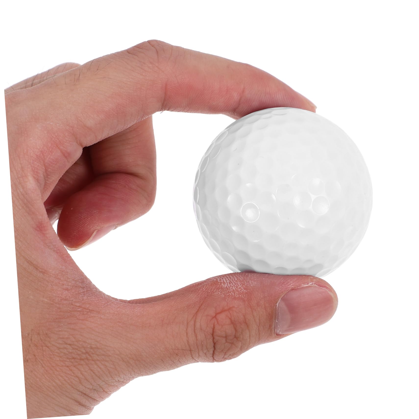 10 Piezas Bolas de Golf de Práctica Interiores de Entrenamiento Ligeras y Duraderas Accesorio para Putting y Control Color para Fácil Visibilidad