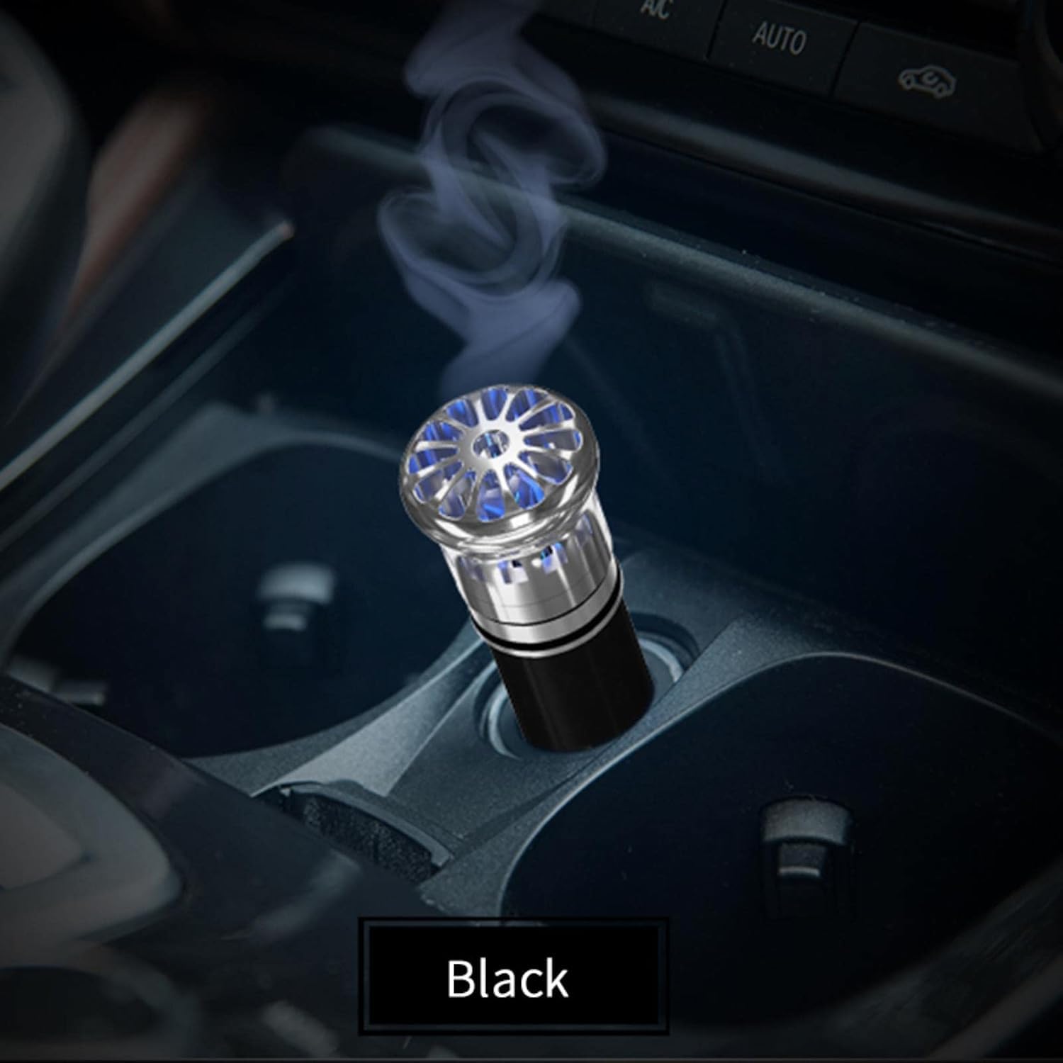 Purificador de Aire para Coche, ionizador, Limpiador de Aire, ambientador iónico para Coche y eliminador de olores, Elimina el Olor a Humo de Cigarrillos