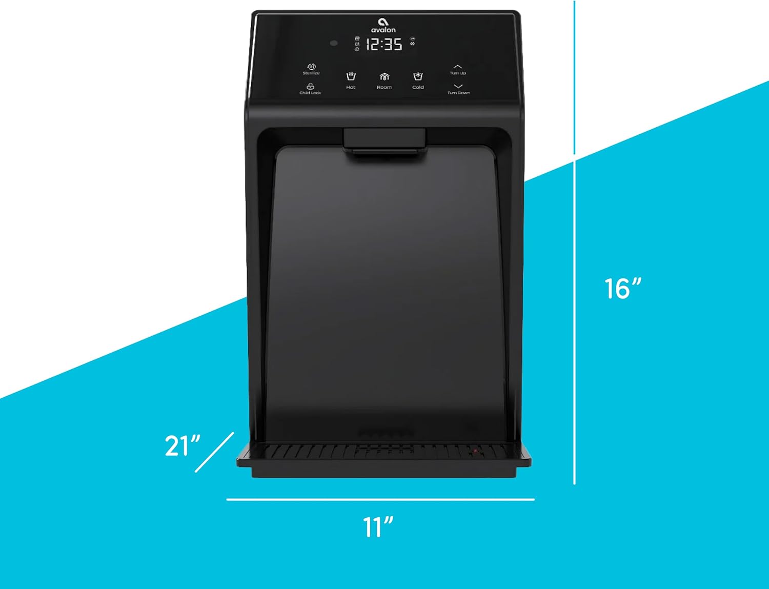 Avalon Electric Touch Countertop Bottleless Water Cooler Water Dispenser - 3 Temperatures
