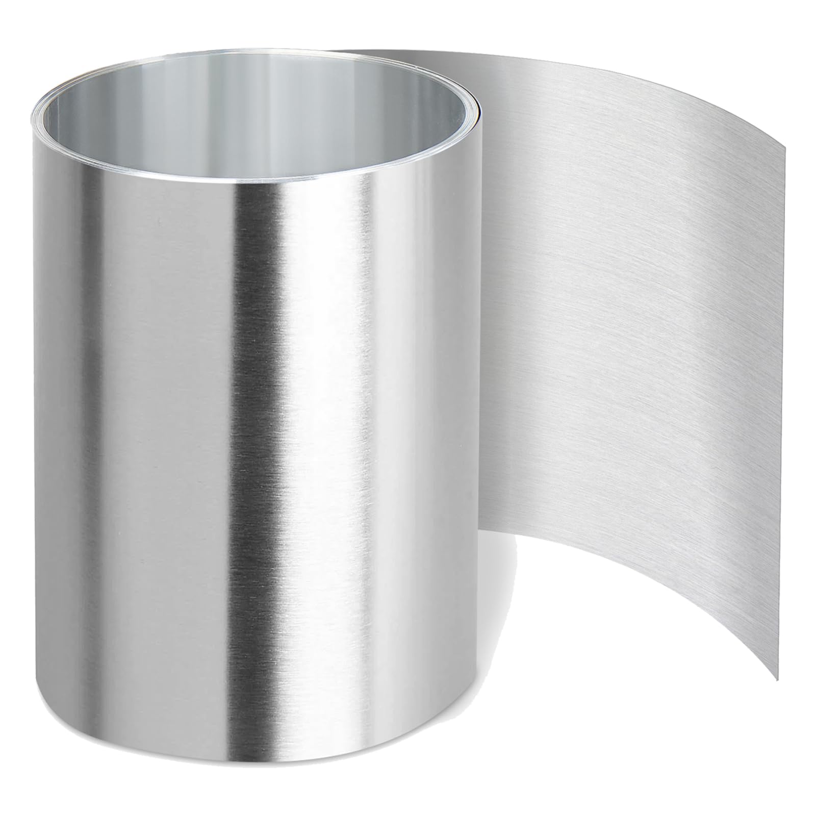 Vigorous 8in x 25ft Aluminum Flashing, 0.2mm Waterproof Metal Roofing Panels,1060 Aluminum Flashing Roll for Roof Flashing, Stains Moss and Mildew