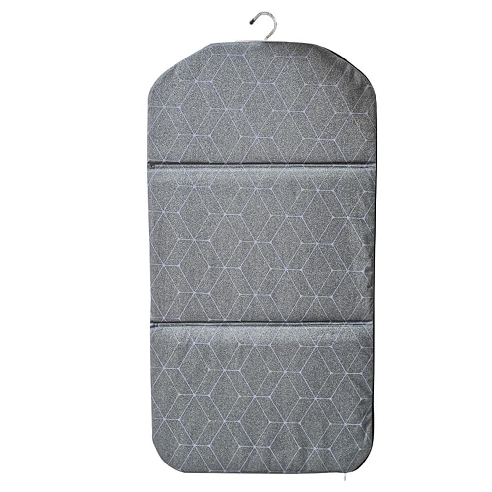 UDSKNV[KSL Ideal for Home and Travel Use Foldable Ironing Mat for Flat Surfaces Featuring 360° Rotatable Hook Design