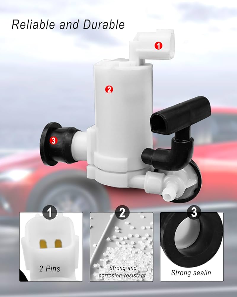 Amazon.com: HUQUZN Windshield Washer Pump Fit for Mazda CX-3 2015