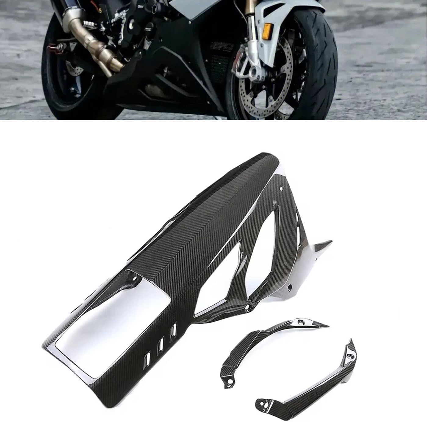 Amazon.com: S1000RR Belly Pan Carbon Fiber Undertray Lower Fairing