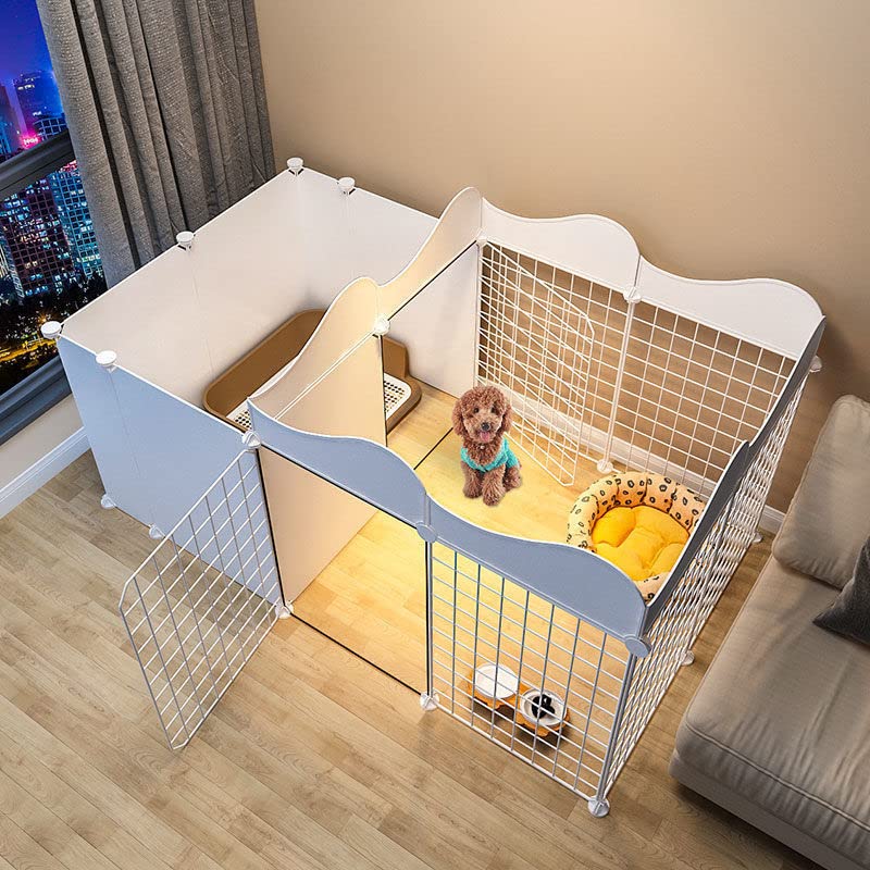 Amazon | 犬用ベビーサークル DIYペットベビーサークル ペットケージ