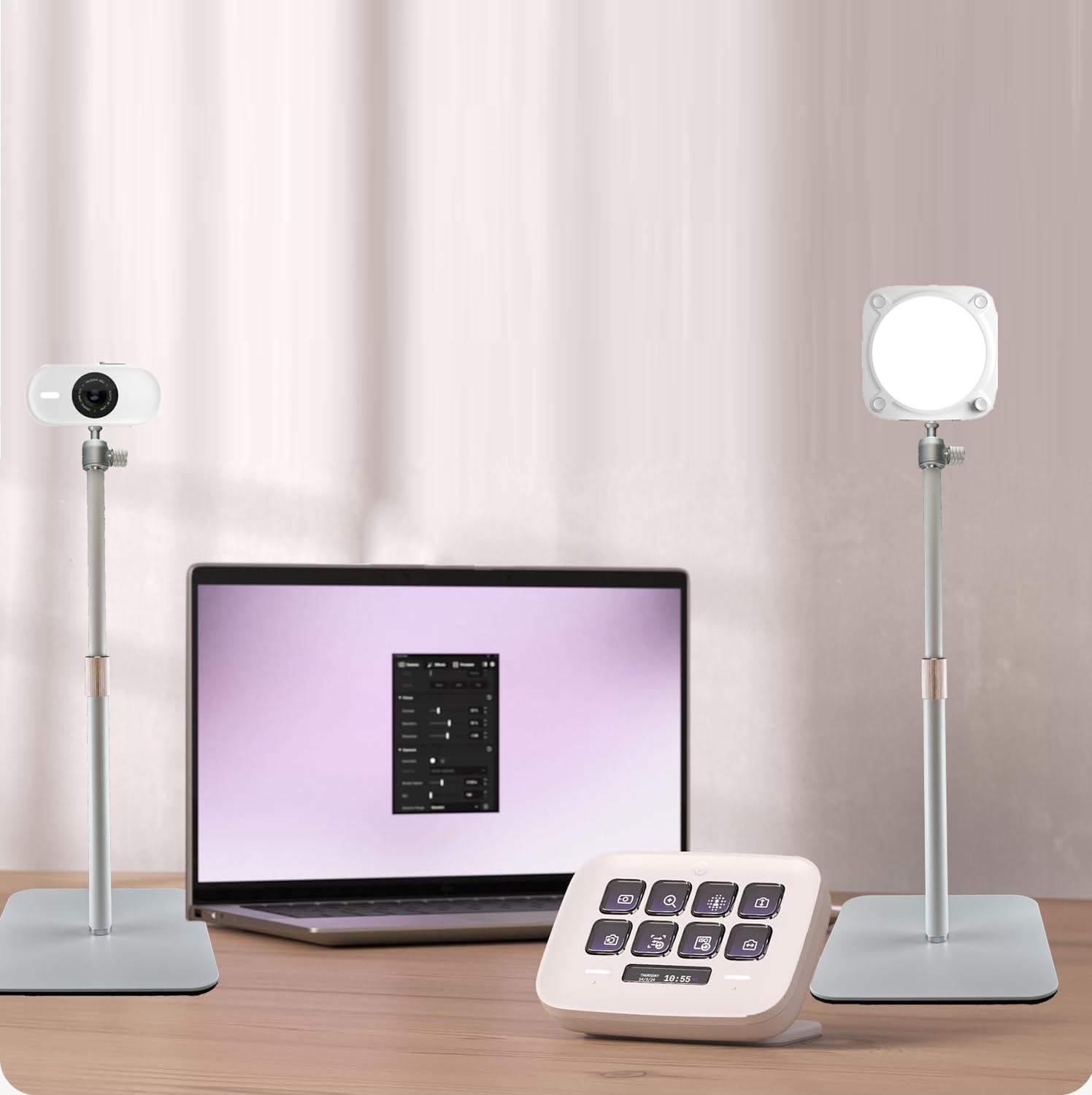 Amazon.com: White Webcam Stand Holder Compatible with OBSBOT Meet