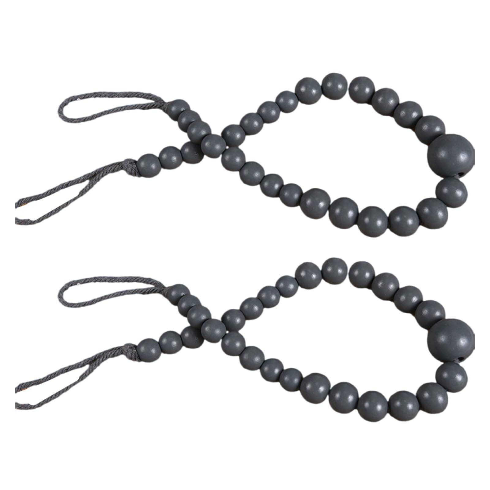 Nucelit Braided Rope Knot Drapery Holdbacks Decorative Curtain Tie Backs for Window Drapes Braided Curtain Tiebacks Rope Tie Backs for Window Cord Buckles Tiebacks