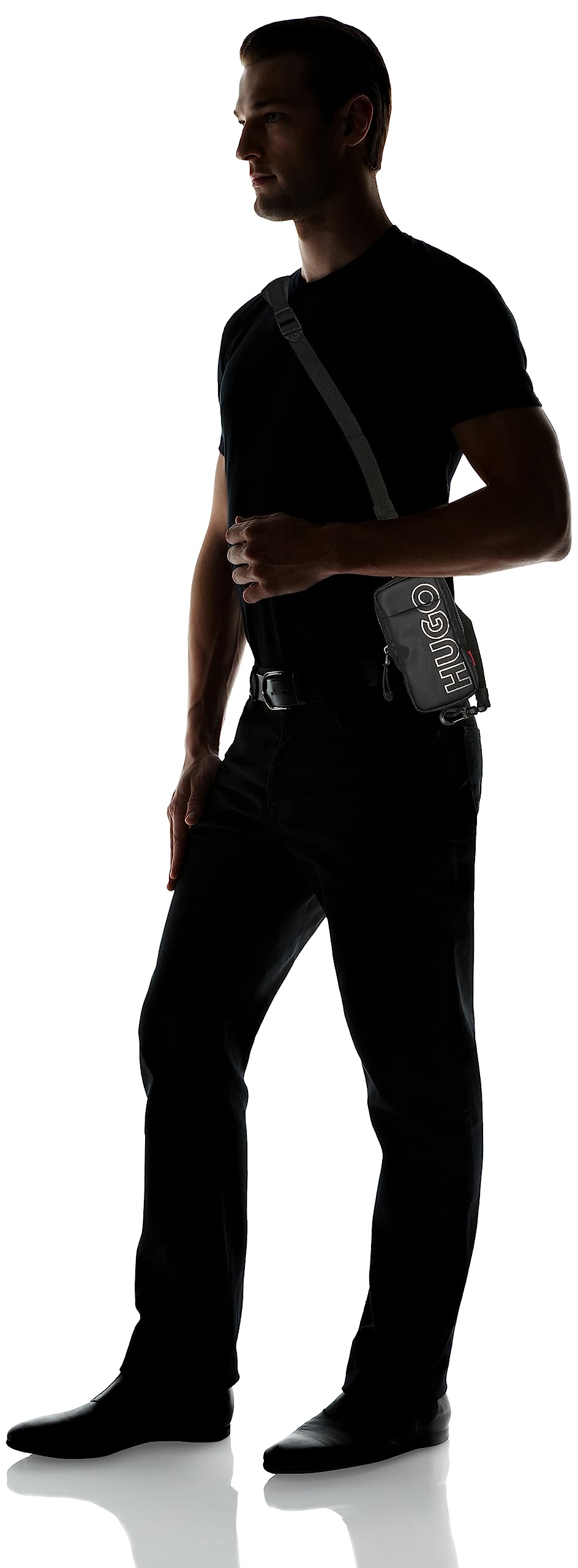 HUGO Brady_Phone pouch Herren Reporter, Black1
