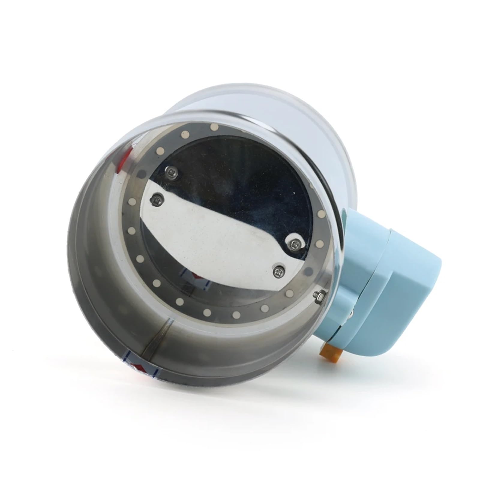4 "5" 6" 6" Elektryczny zawór zwrotny ze stali nierdzewnej Zmotoryzowany zawór zwrotny do kanału powietrznego z siłownikiem 1 Nm do wentylacji 100/125/150 mm (100 mm, z przełącznikiem)