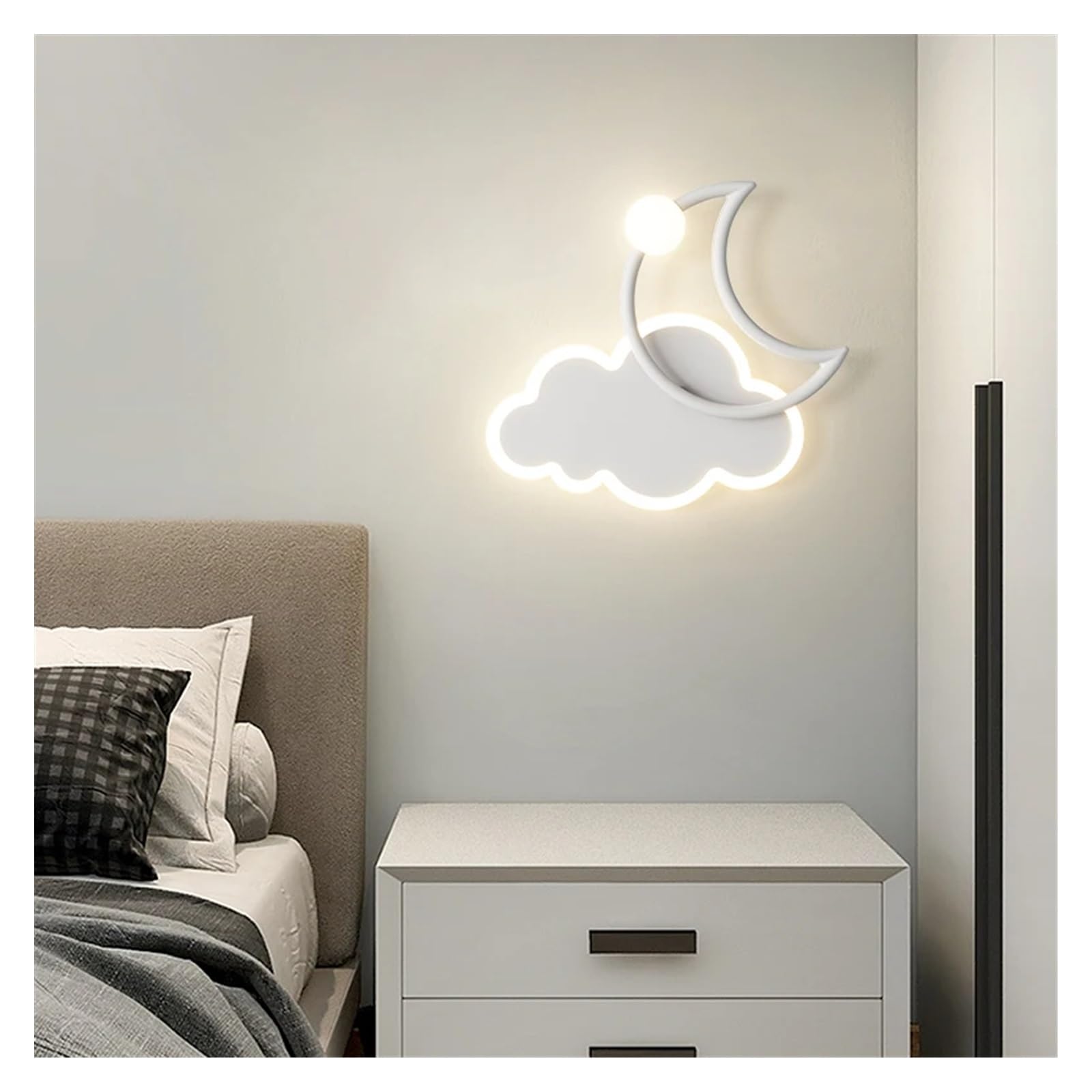 Nowoczesne lampy LED Pokój dziecięcy światło Minimalistyczne oświetlenie wewnętrzne Wystrój domu Lampy do sypialni, wiszące światła nowoczesne