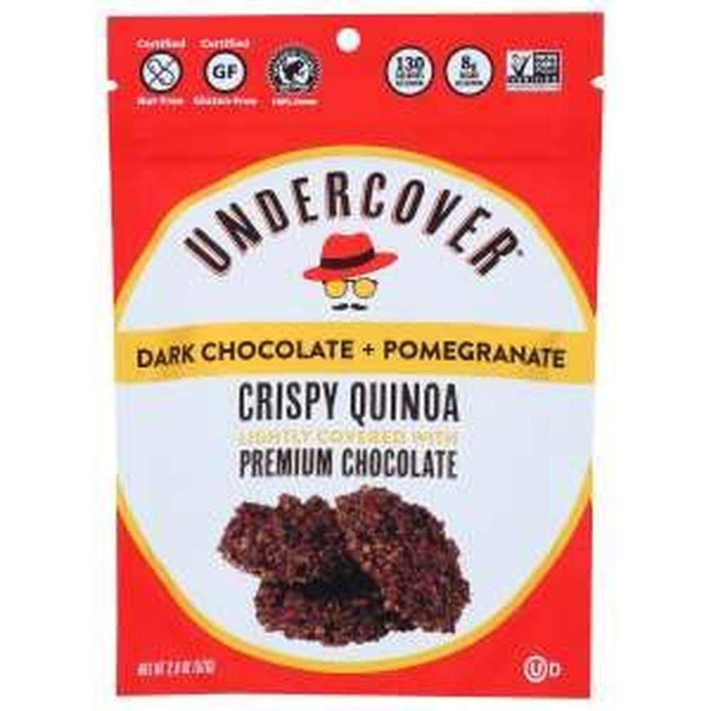 UNDERCOVER CHOCOLATE QUINOA CRISPS DARK CHOCOLATE