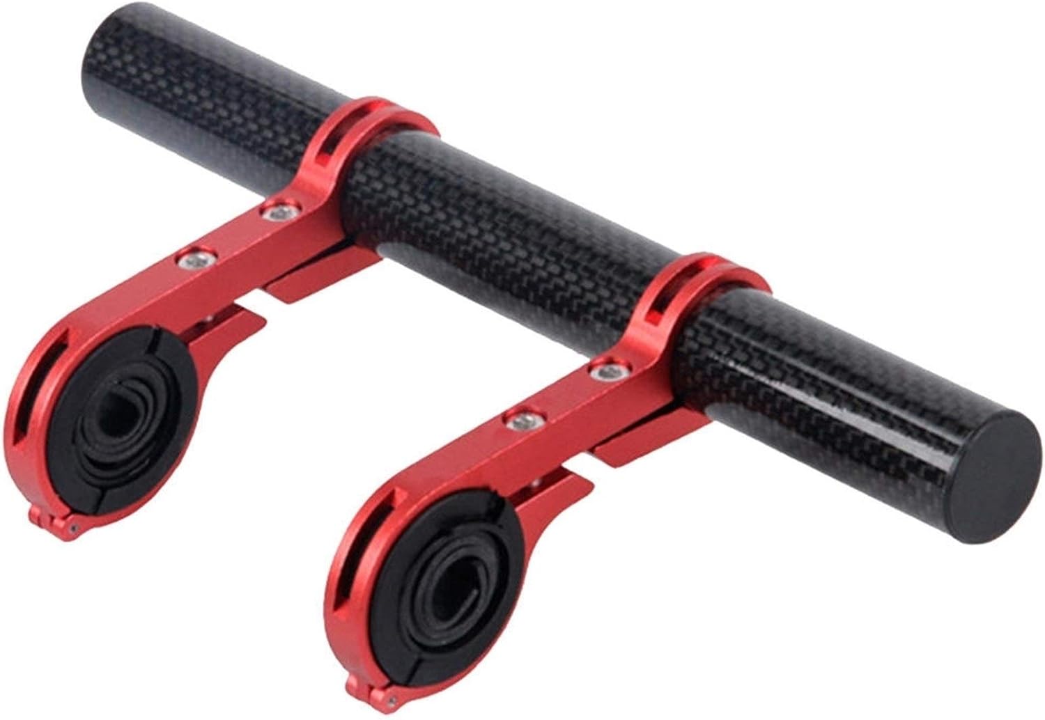 Bicycle Accessories Bicycle Handlebar Accessories Extender Bracket Bike Headlight Mount Bar Holder Lamp Support Rack Alloy Fiber Stand Bike Parts (Color : Red)