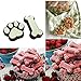 2 Pc Silicone Mold Puppy Dog Paw & Bone Shape