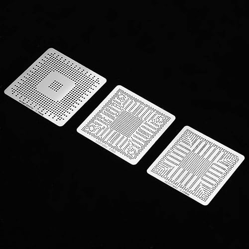 Miniatura 3 de Juego de 33 plantillas de rebola BGa con kit de chips de soporte de estación de retrabajo calentada directamente para estación de retrabajo de aire