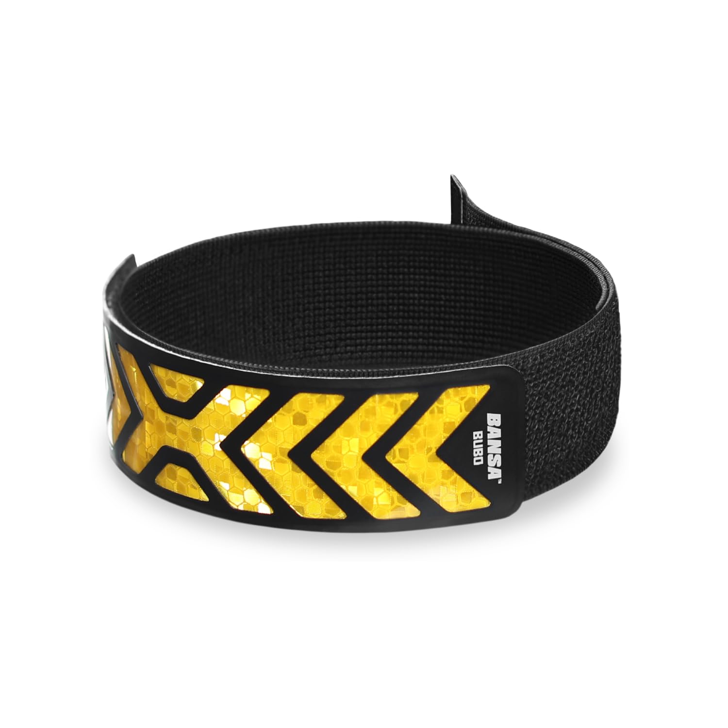 BANSA My Reflective Band 1pcs - High Visibility Gear for Night Walking,Running,Bike,Motorcycle,Camping,Walking&Cycling | Multiple Use | Orange,Green,White,Red,Yellow