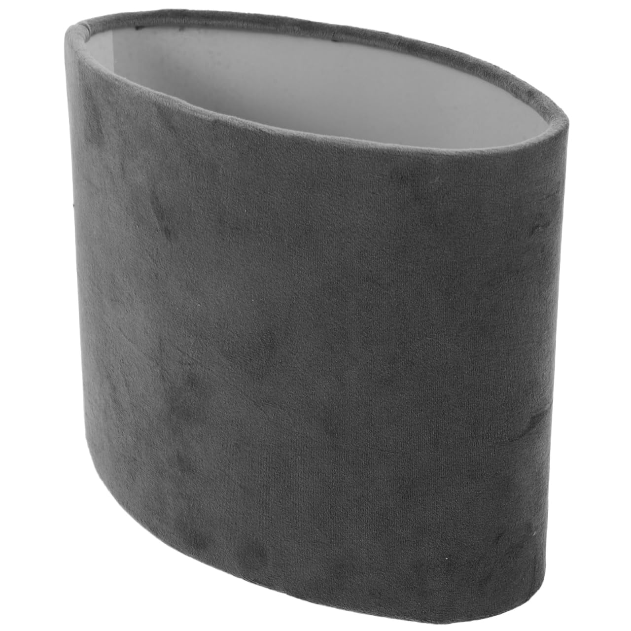 OSALADI Grey Oval Lampshade Table Lamp Fabric Cover 7 Inch Light Diffuser for Indoor Home Lighting Suitable for Floor Lamps