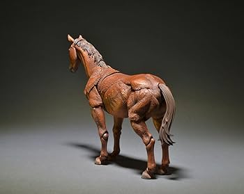 Amazon.co.jp: 海洋堂 タケヤ式自在置物 馬 着彩 約180mm PVC&ABS製