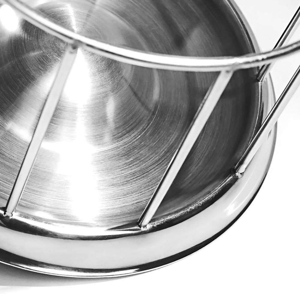 Alimentador De Tortuga De Acero Inoxidable Cuenco De Comida Para Tortuga Cuenco De Comida Para Tortuga Plato De Comida Para Tortuga De Medio Agua Dispositivo De Alimentación Para Tortuga Lavabo Para r