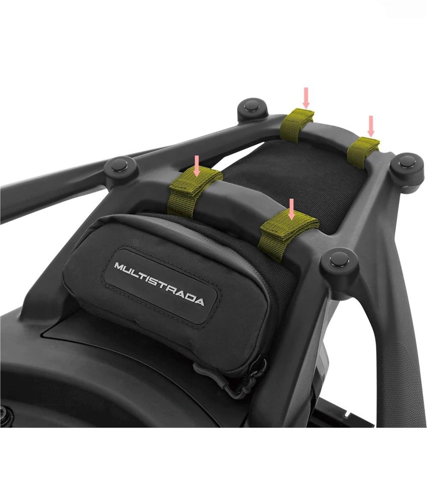 Motorrad-Rahmen-Sturzbügeltaschen Für Ducati Multistrada V4S V4 S V4 Pikes Peak Rally Gepäckträger-Untertasche Reisetaschen Satteltaschen