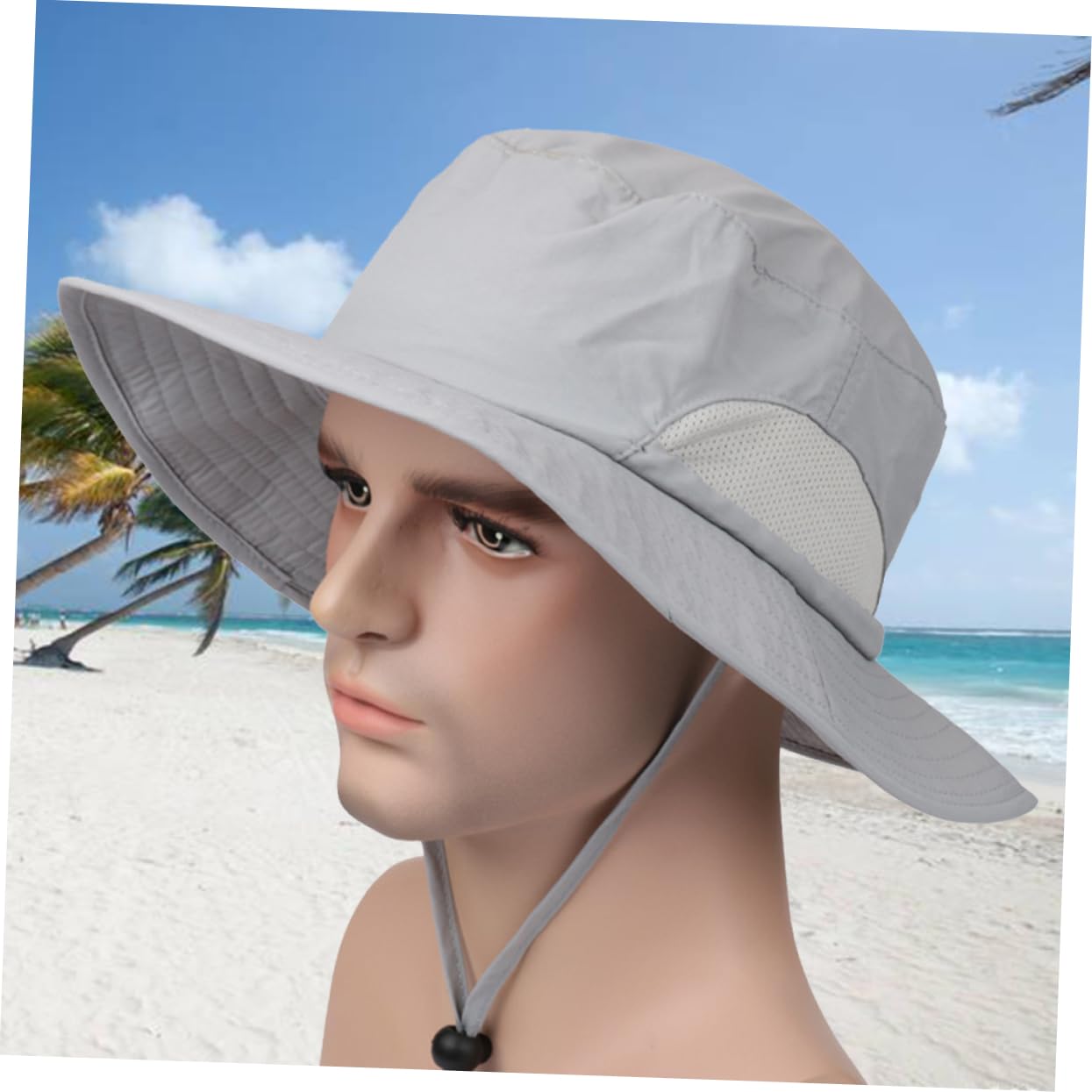 Toddmomy Chapeau De Protection Solaire pour L'Extérieur 2 Pièces Chapeau De Soleil De Randonnée De Pêche À Grand Avant-Toit pour Hommes Et Femmes