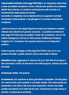 Ultra Egg PROTEIN integratore alimentare a base di proteine da albume d'uovo gusto Cioccolato 700g