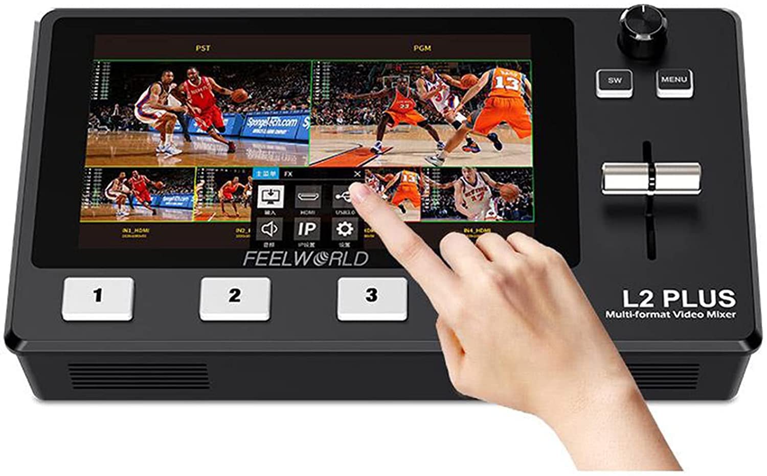 Amazon.co.jp: FEELWORLD L2 Plus マルチカメラビデオミキサー