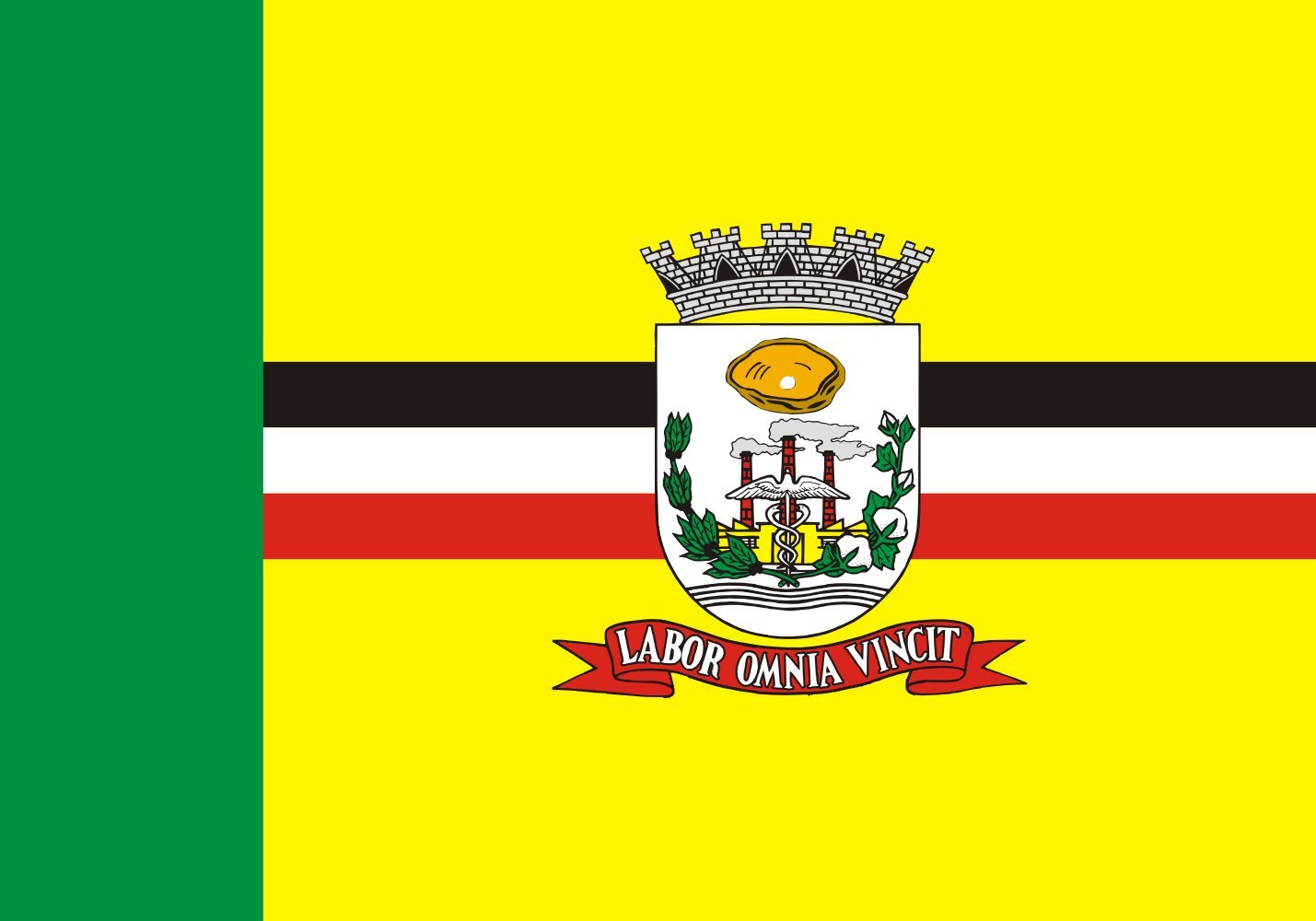 Drapeau Large Birigüi résistant aux UV pour pavoisement extérieur longue durée