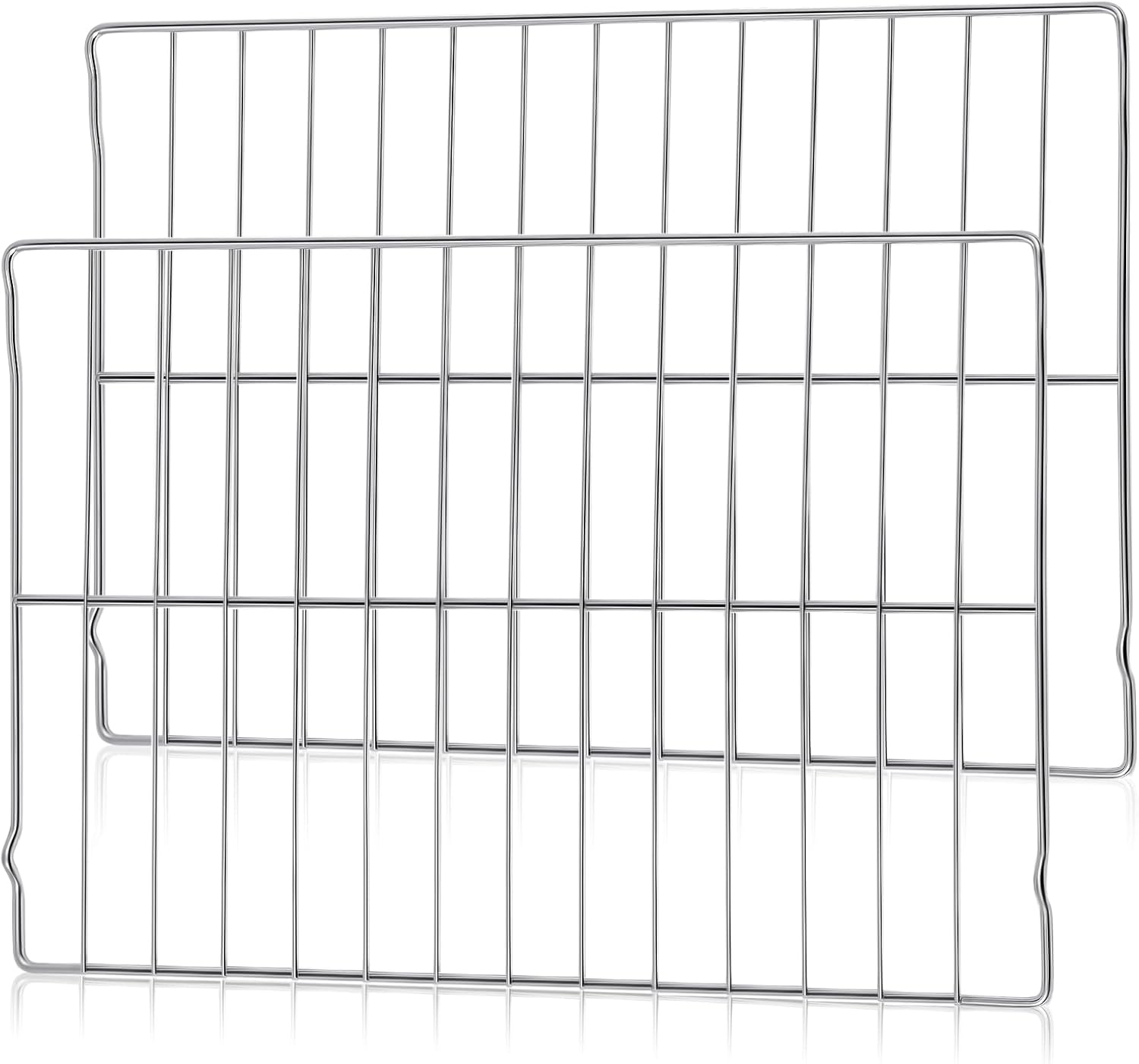 Zonon 2 Pcs Oven Racks Replacements 304 Stainless Steel 24-3/16 x 16 Inch Oven Grill Rack Compatible with Replace 316496202, 316496207, AP4040129, PS1765356 Range Stove