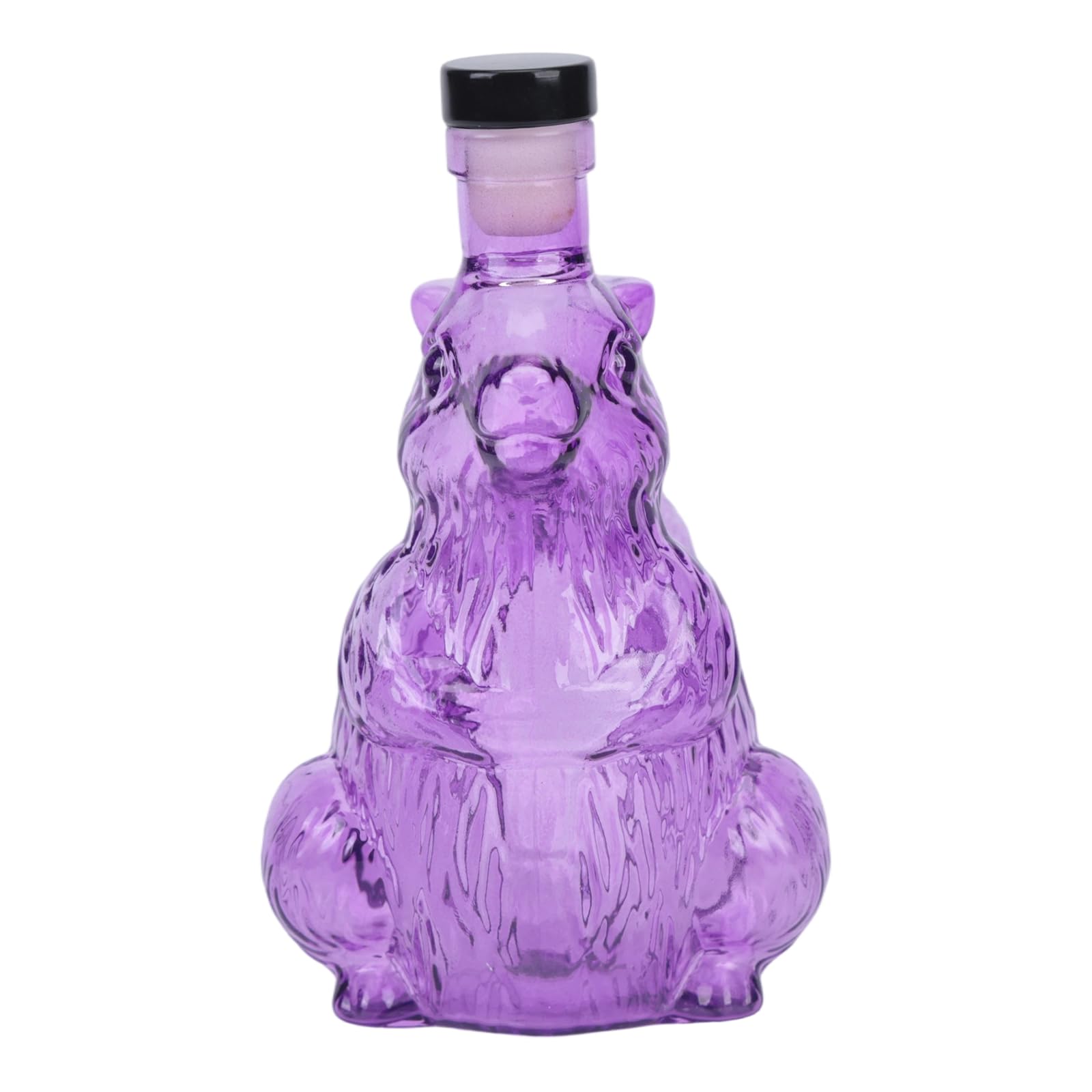 Hangsu Shape Glass Liquor Decanter Bottle Bourbon Wine Storage Handblown for Liquor or Wine Storage Party or Kitchen Display Animal Irish Pourer