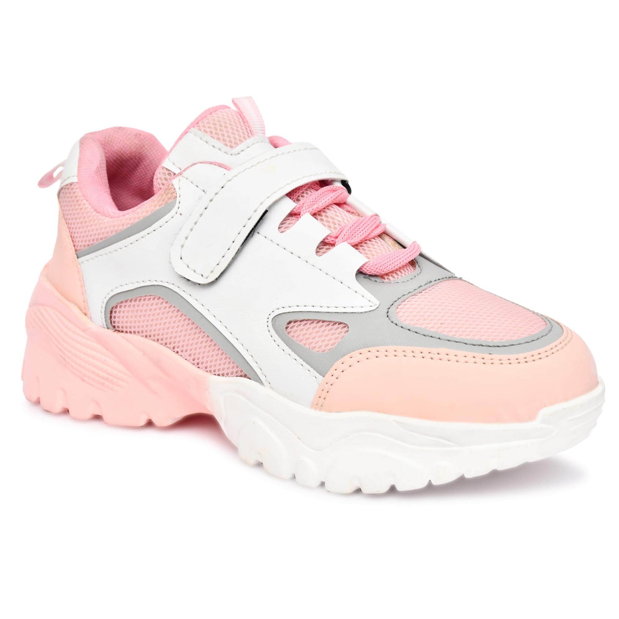 BAVUMA Kids Unisex Running Shoes for Kids | Sneakers Outdoor, Running, Walking Shoes for Boys and Girls (BVUM-65501-PNK-5) Pink (B0DFYGRBXW) Amazon Price History, Amazon Price Tracker