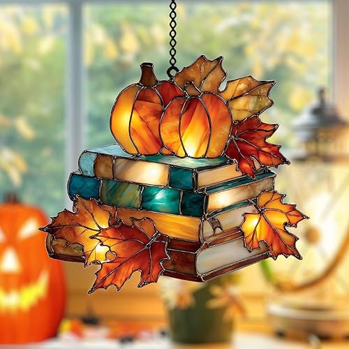 Vista 13 de Tropical Pineapple Blossoms Acrylic Suncatcher - Faux Handmade Stained Glass Window Hanging Ornament for Display, Home Decor & Gift Idea for