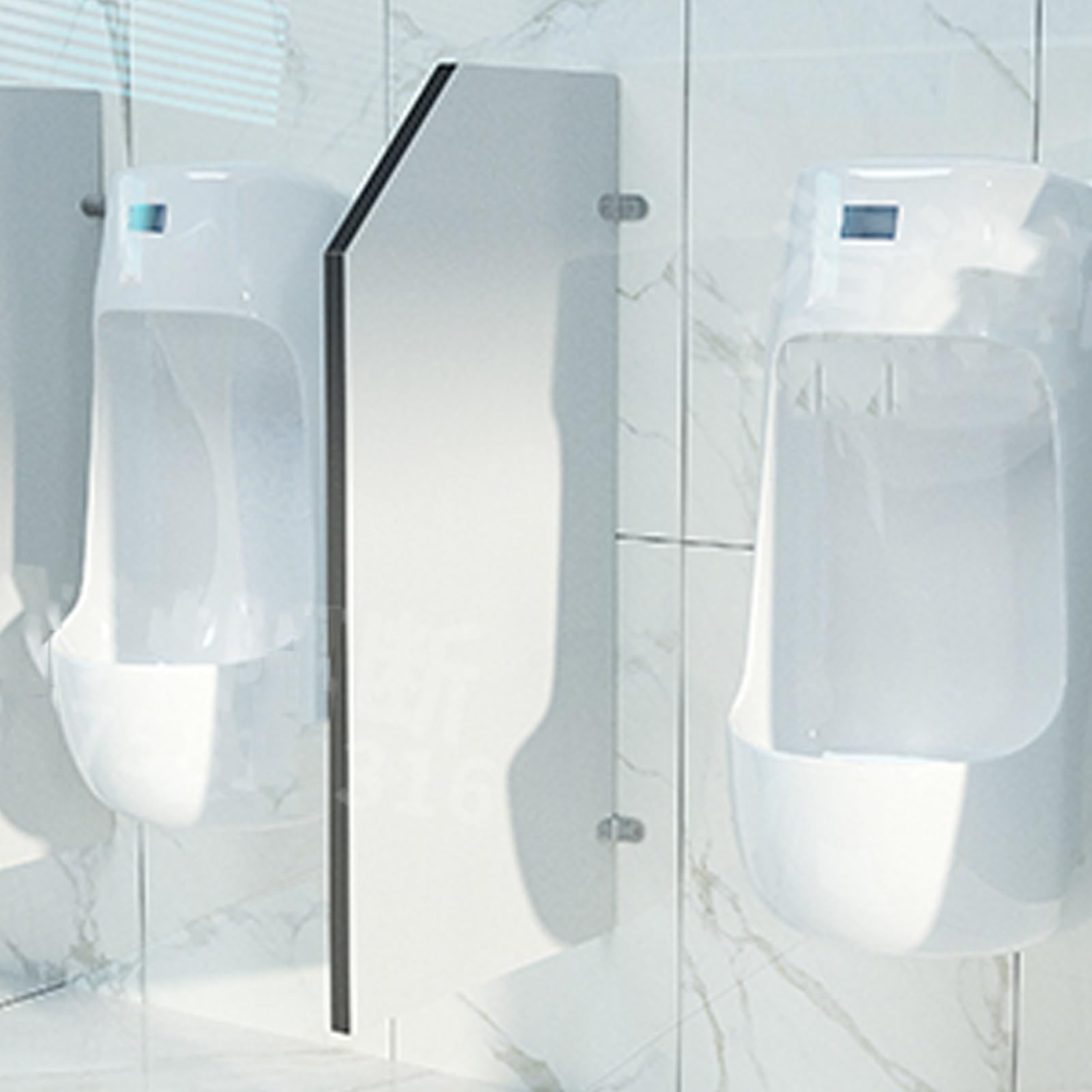 Divisor de partición para urinario en escuelas y aseos públicos pack de 3 piezas