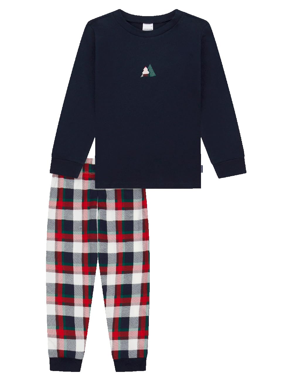 Schiesser Jungen Schlafanzug Set Pyjama Lang - 100% Organic Bio Baumwolle - Größe 92 bis 140 Set di Pigiama Bambini e Ragazzi (Pacco da 1)