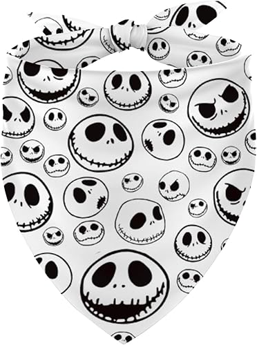 Miniatura 1 de The Nightmare Before Christmas - Bandana para perro de Halloween, calavera de Jack Skellington, decoración de cumpleaños, collar de cachorro para